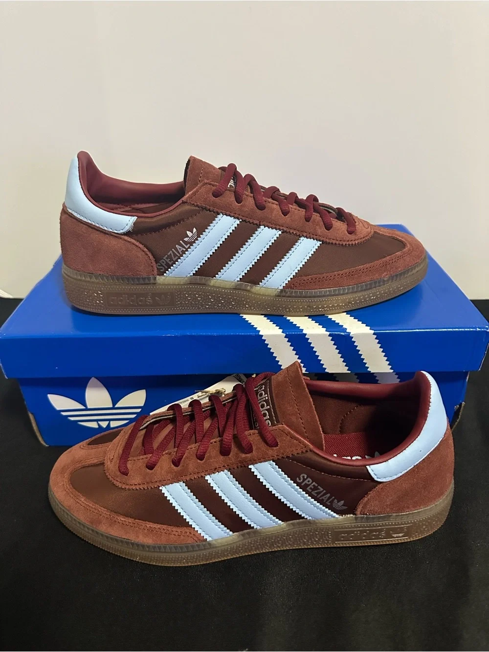 adidas Handball Spezial IH6596 Men’s 7 Women’s 8 Fox Brown Clear Sky – New